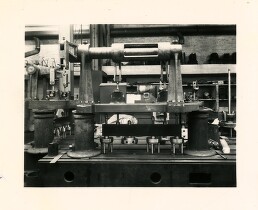 Assemblage van turbogenerator in een montagehal van machinebouwer ACEC in Gent
